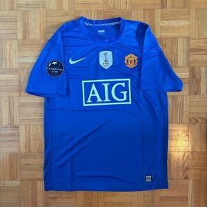 Nike Blue Manchester United Champions Jersey